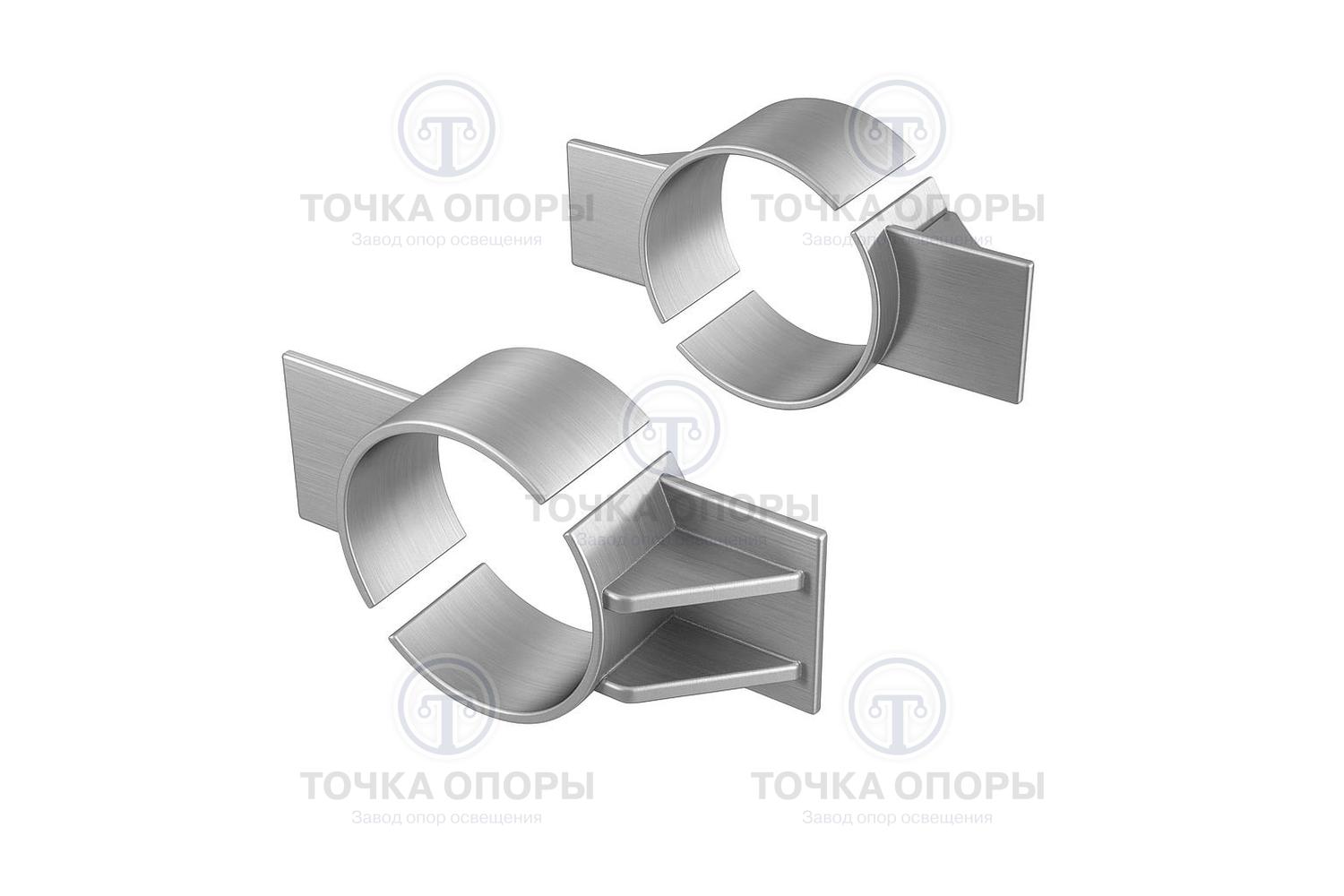 Опоры неподвижные двухупорные сальниковых компенсаторов ТС-665.00.00 СБ