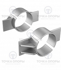 Опоры неподвижные двухупорные усиленные ТС-663.00.00 СБ