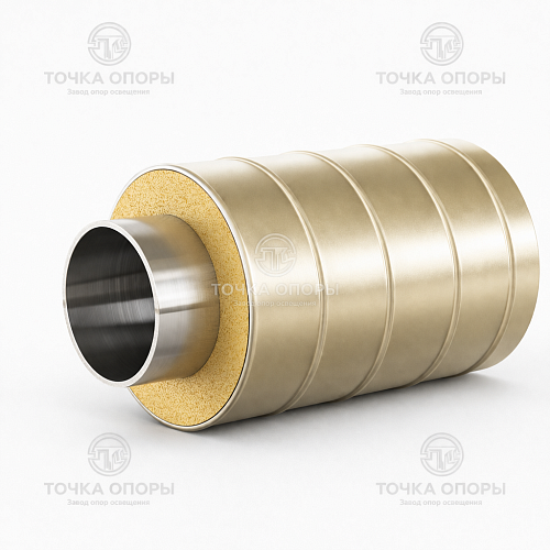 Труба ППУ стальная оболочка 140х45х3 мм ГОСТ 30732-2006