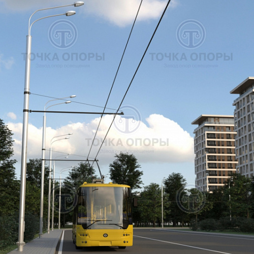 Опора контактной сети ТФГ-700-9,0-01