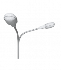 К2-1,5-1,5-90-Ф4 двухрожковый разнонаправленный под 90° консольный кронштейн