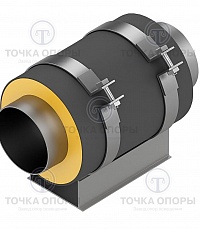 Скользящая опора СПО 89/180.150 подкладная для труб в ППУ