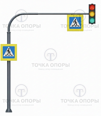 Светофорные опоры СОДГ-6,0-6,0